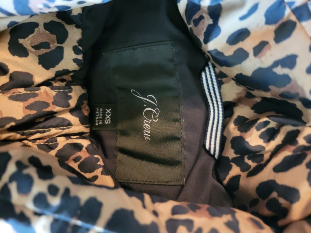 Jcrew Leopard Jacket