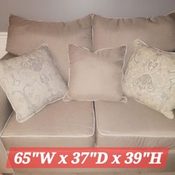Love Seat & Ottoman 