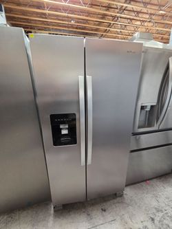 Whirlpool24.6 cu. ft. Side by Side Refrigerator in Monochromatic Stainless Steel