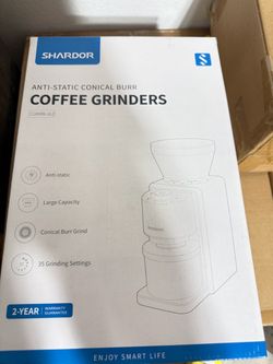 HIBREW G3 Electric Coffee Grinder, 7.4oz Large Capacity Hopper 40mm Conical Burr 31 Adjustable Settings,Anti-Static Double-Layer Air Blower,Barista-Gr
