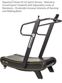 Signature Fitness SF-S2 Curved Motorless Treadmill