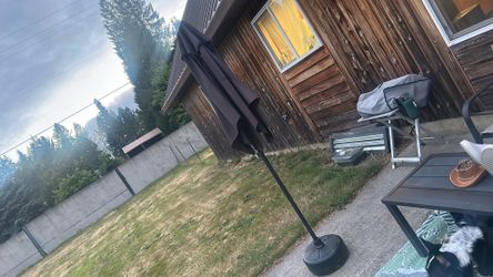 Outdoor Umbrella with stand