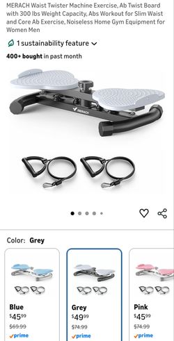 MERACH Waist Twister Machine Exercise, Ab Twist Board with 300 lbs Weight Capacity, Abs Workout for Slim Waist and Core Ab Exercise, Noiseless Home Gy