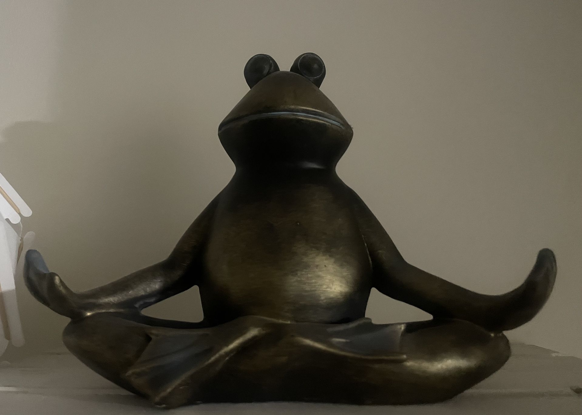 Namaste Frog Figurine 
