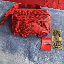 Spray Ground “Limited Edition” All red Fanny Pack.