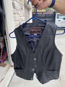 Ladies Leather Vest