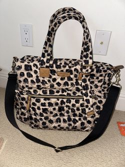 Twelvelittle CARRY LOVE DIAPER BAG TOTE IN LEOPARD PRINT