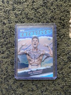 2024 Topps Chrome UFC case hit Max Holloway energized PRE OWNED