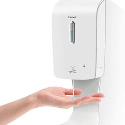 New Automatic Hand Sanitizer Dispenser Wall Mount Commercial Touchless Soap Dispenser 1000ml/33.8oz Touch-Free Soap Dispenser with Anti-Spill Tray Ref