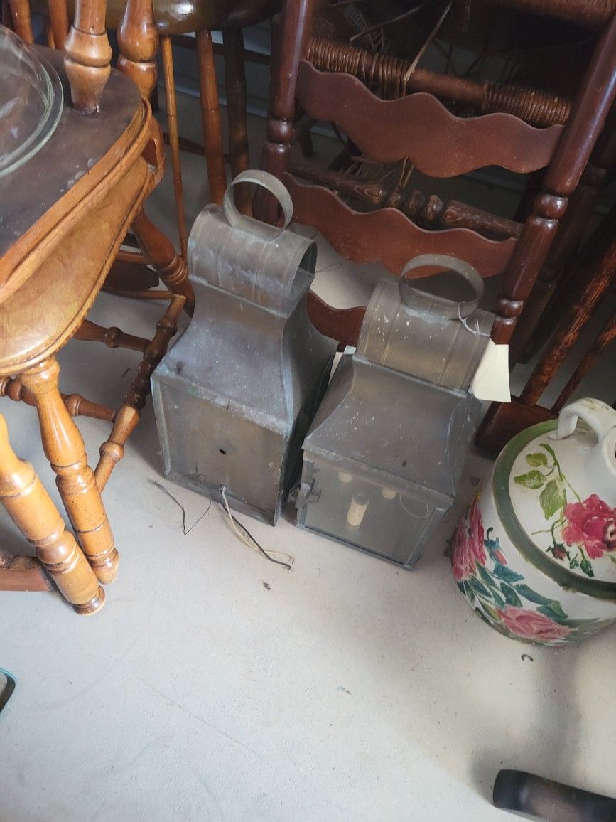 Vintage Carage Lamps Electrified