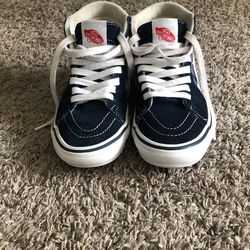 Vans SK8-Hi Kids Size 3.5 Navy