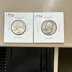1936 U.S. QUARTER COLLECTOR COIN 