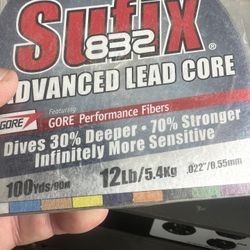 Suffix 832 Advanced Lead Core Braid 