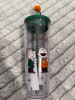 Starbucks Peanuts Fall Tumbler with Straw