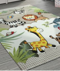 Nursery Rug Safari 5x7