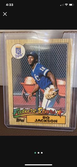 1987 Topps Cello Pack w Bo Jackson Rookie Card On Back, Pack Fresh
