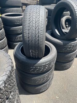 P225/50RF18 Bridgestone run flat 225/50/18 set of 4 matching used tires in great condition 300$ for 4 tires plus tax. Mount available but not included