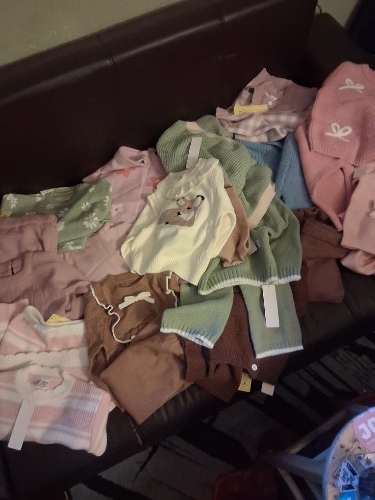 16 Sets 12-18 Month Girl All Brand New