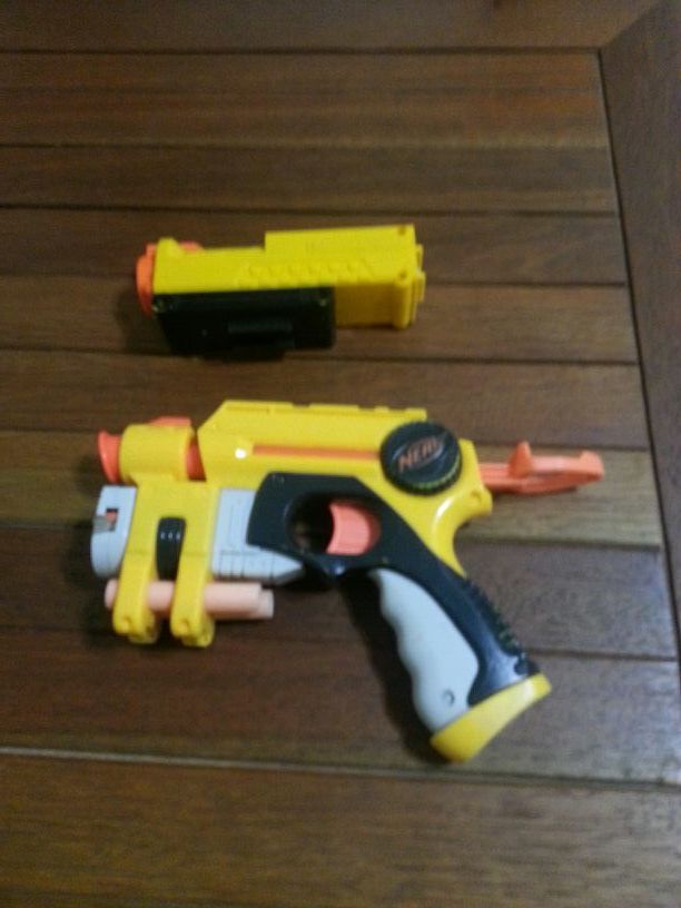 Nerf Gun with Laser Sight and Night Vision Light