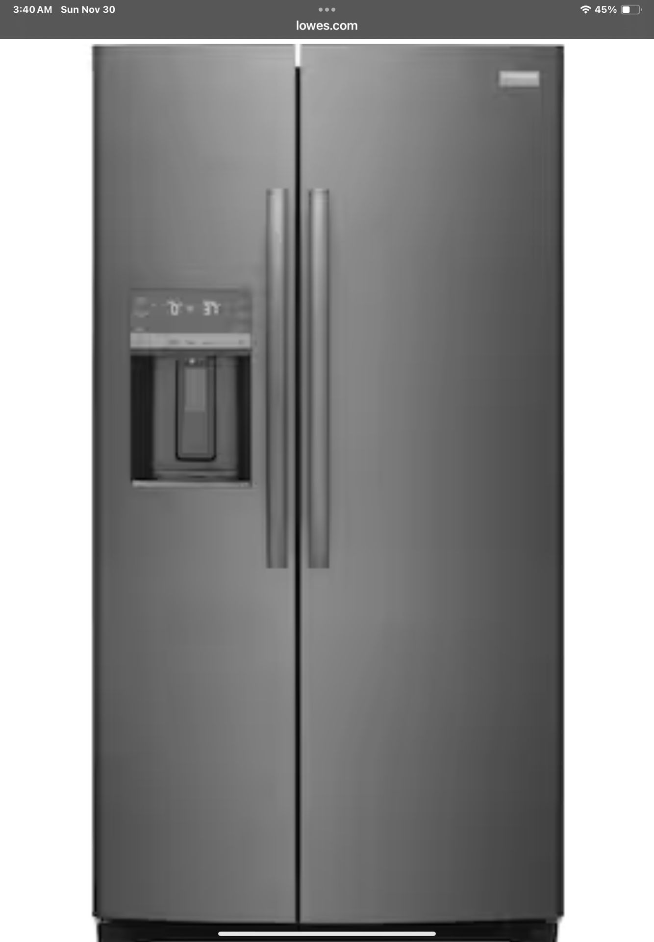 Frigidaire Refrigerator 