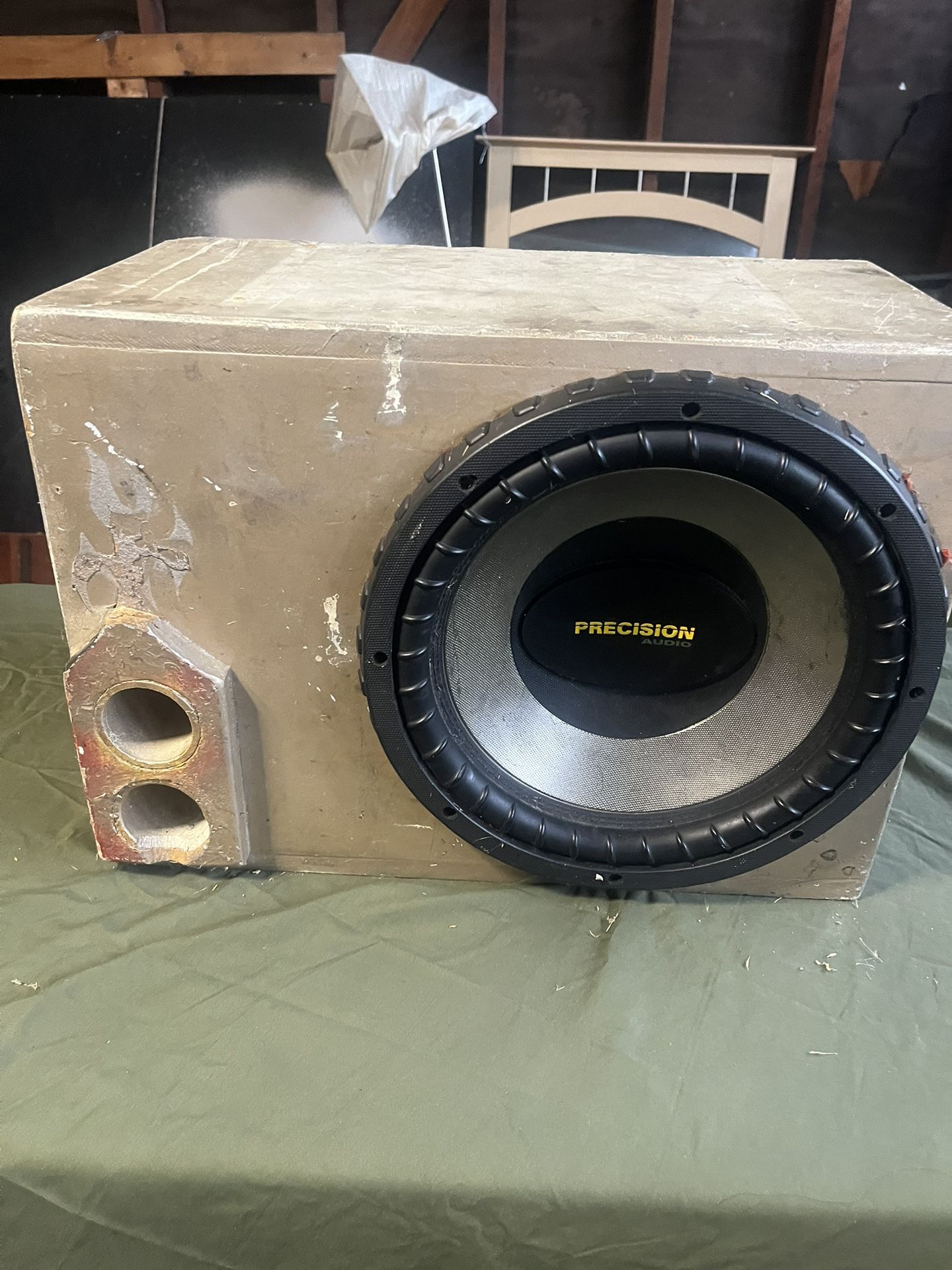 Subwoofer Pioneer And Custom Box