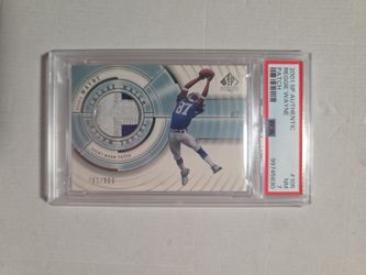 2001 SP Authentic Reggie Wayne Future Watch Patch PSA 7