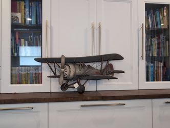 Airplane Metal Wall Decor For Kids Room