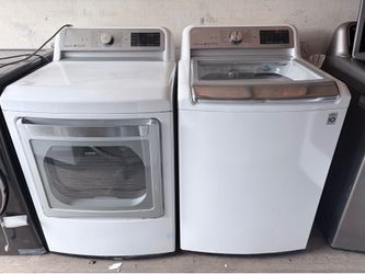 LG WASHER AND GAS DRYER