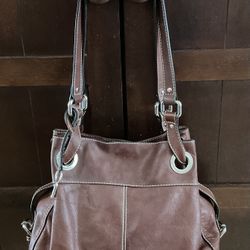 Brown, Leather Fossil Handbag