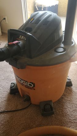 Ridgid vacuum.
