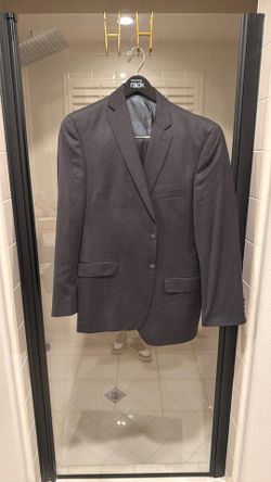 Men’s Dark Grey Suit - Calvin Klein 44R