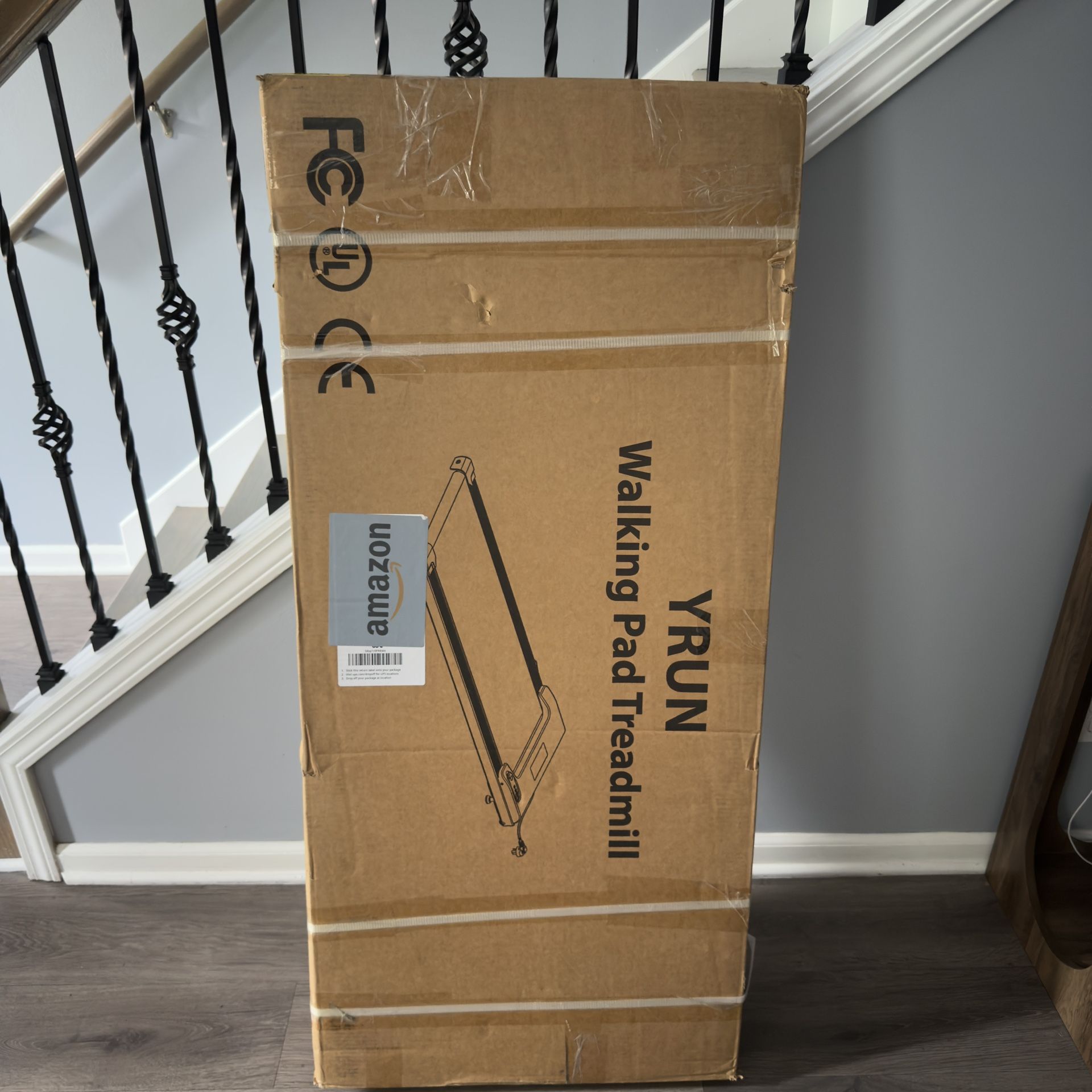 Brand New Walking Pad Under Desk Treadmill, 2.5HP Quiet Brushless Small Treadmill for Home and Office, Compact Portable Walking pad with Remote & App