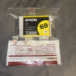 New Epson T0694 Yellow Ink Cartridge 