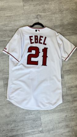 Authentic Angels baseball game worn jersey #21 Size 44 