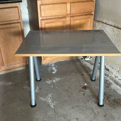 FREE Adjustable IKEA desk and chair, wobble stool