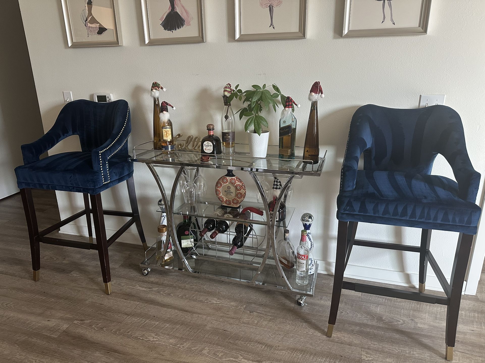 2 Z Gallerie Stools High Chairs