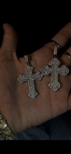 Masonite ring and Cross Pendant 