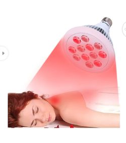 Therapy lamp, Mcvaeijiu 24W 12 LED Infrared Light Therapy Device, 660nm Red and 850nm Near Infrared Red Light