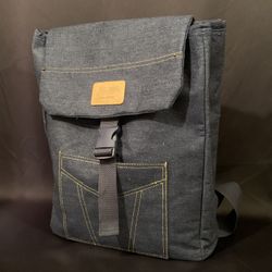 Jean Paul Gaultier Denim Backpack – Lightweight Everyday Bag