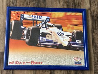 1997 MILLER LITE WE RACE FOR BEER BAR MIRROR