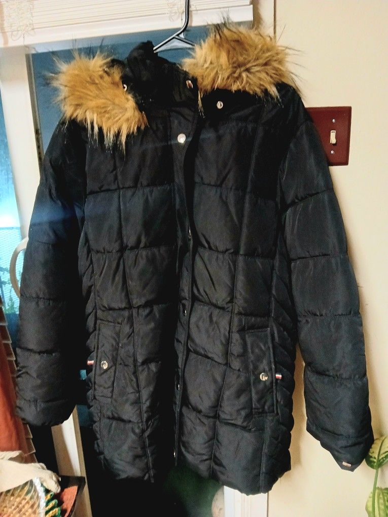 WOMAN'S BLACK TOMMY HILFIGER JACKET ( New)