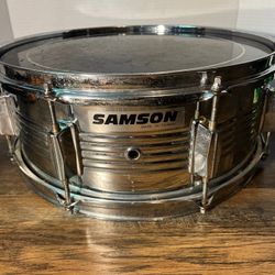 Samson 14” x 6” Steel Snare Drum Musical Instrument Made In Taiwan