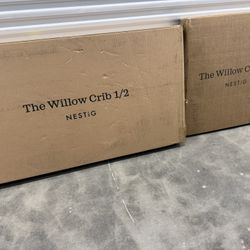 The Willow Crib, Natural Wood Color 