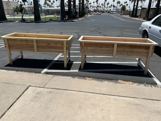 Nice Raised Cedar Planter 