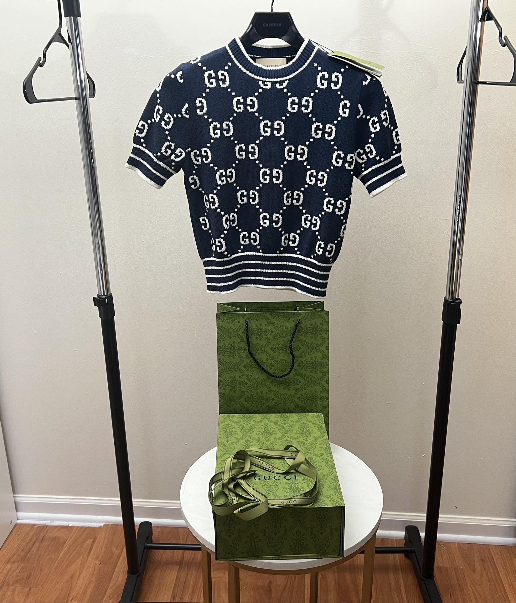 GUCCI GG jacquard cotton-blend sweater