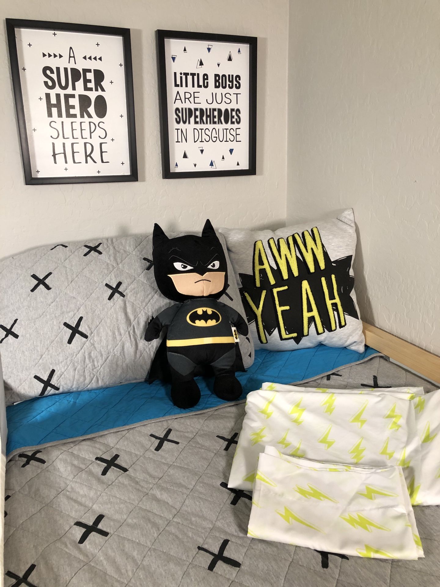 Kids superhero bedroom