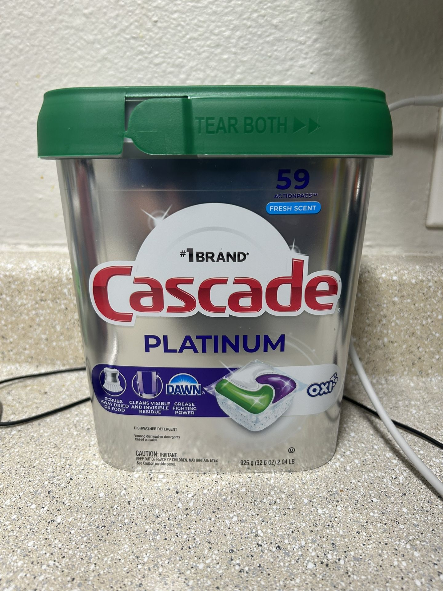 Cascade Platinum 59 Pods Dishwasher