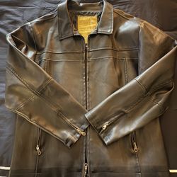 Dark Brown  Leather Jacket