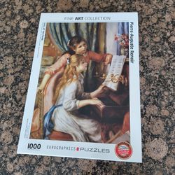 Puzzle: Girls At The piano From The fine art collection 