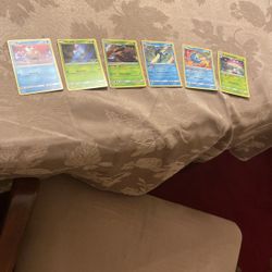 6 Holos Pokémon Cards 